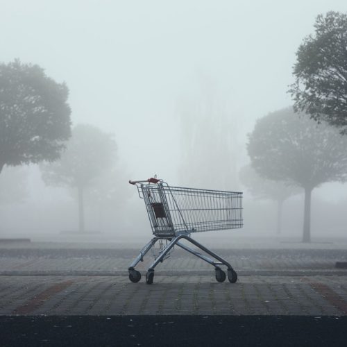 Abandoned shopping cart