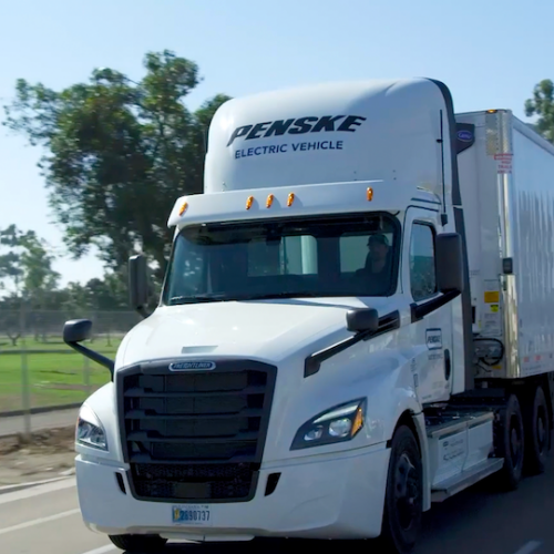 Penske electric truck